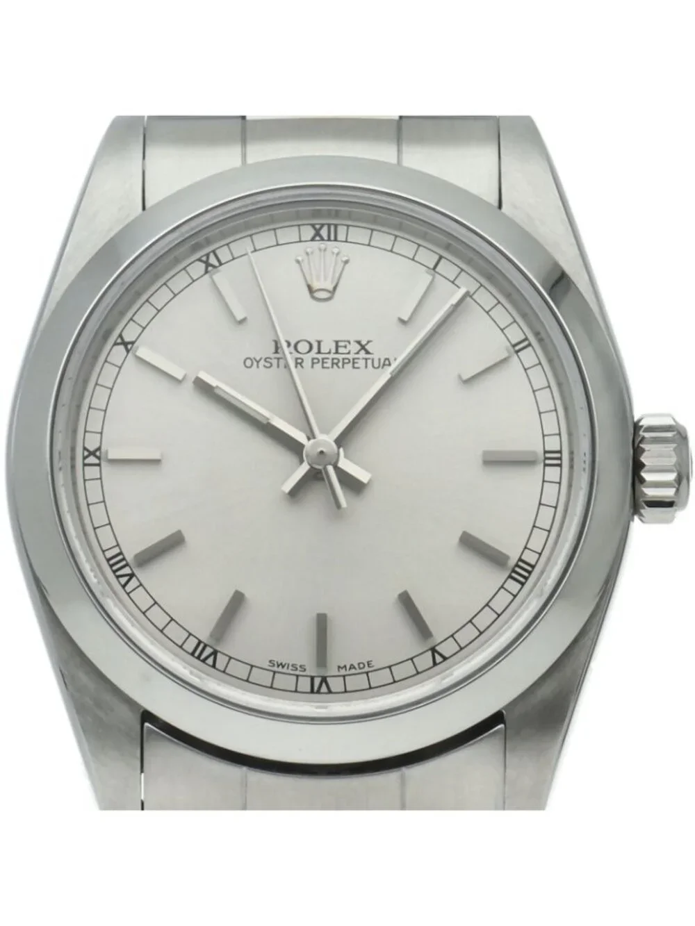 Rolex Oyster Perpetual Boys' Watch SS Silver